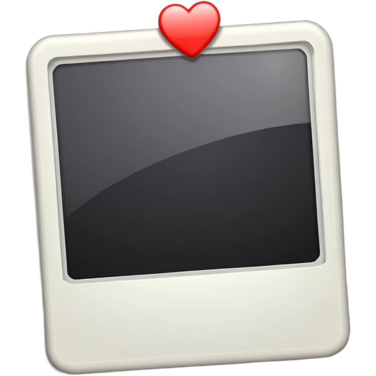 polaroid frame sans visage emoji