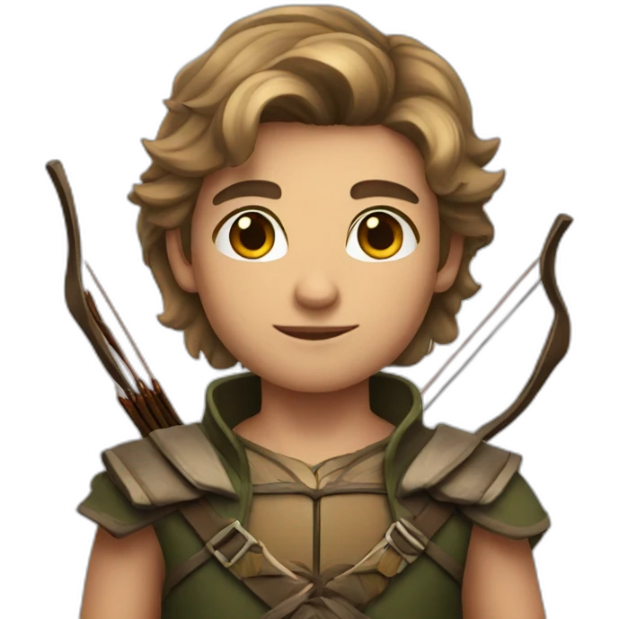 Young archer emoji