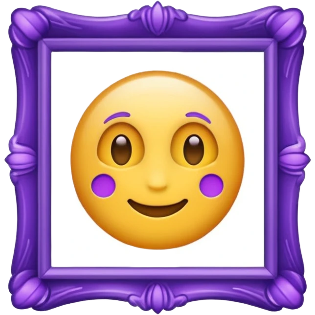 Purple frame emoji