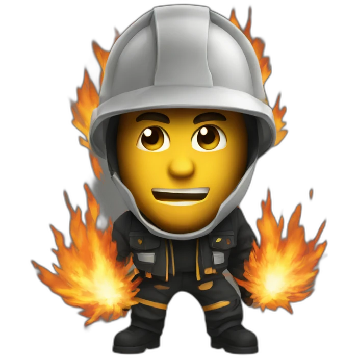 A pyro show emoji