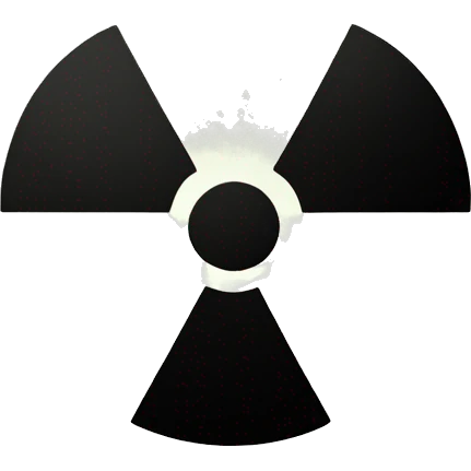 radioactive symbol emoji