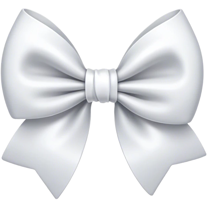White bow emoji