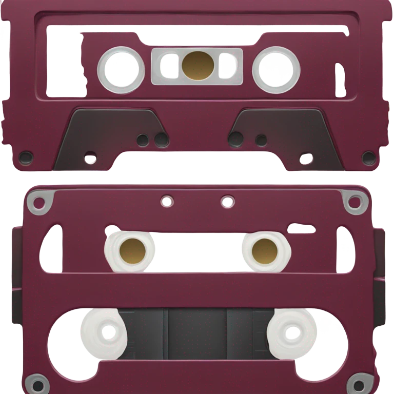 burgundy 📼 emoji