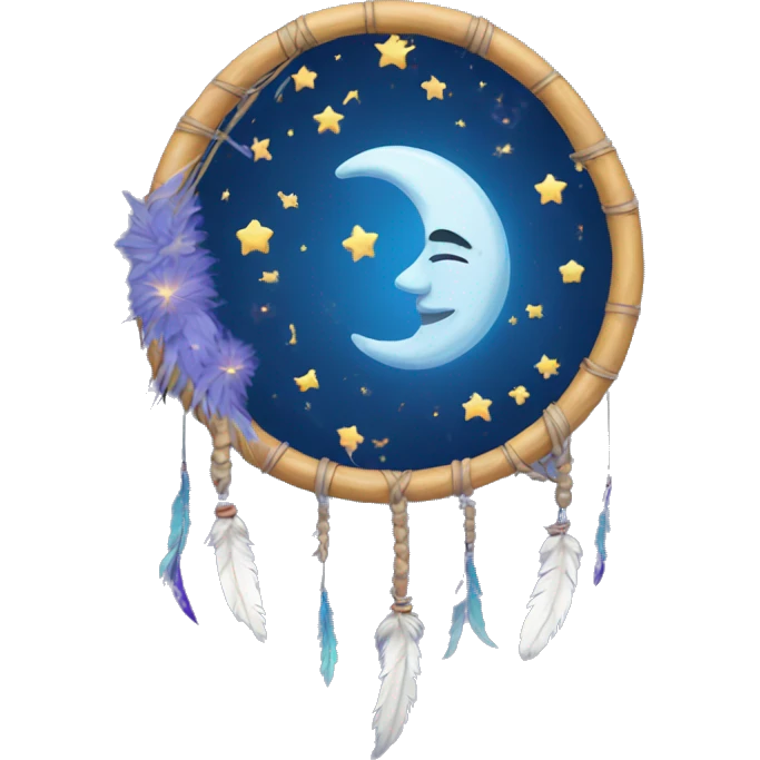 moon-and-stars-dreamcatcher emoji