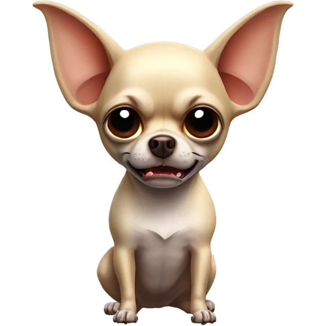 Mean Chihuahua Bat emoji