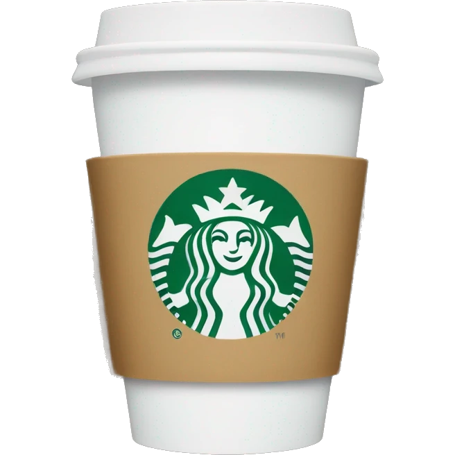 Starbucks cup emoji