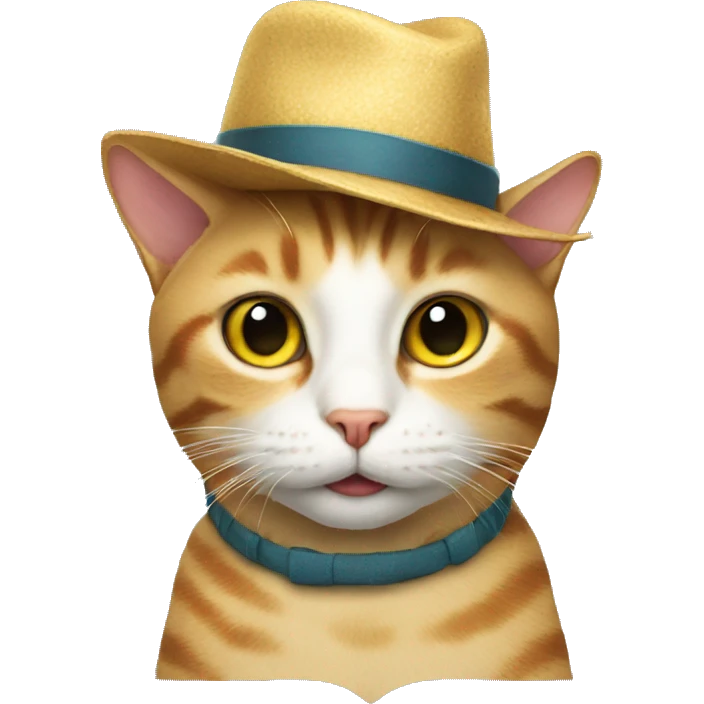 Cat with a hat emoji