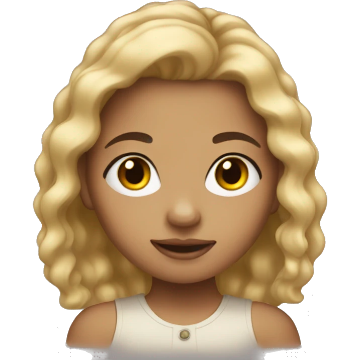 light skinned girl emoji