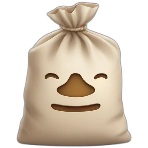 Ladrón con una bolsa de dinero  emoji