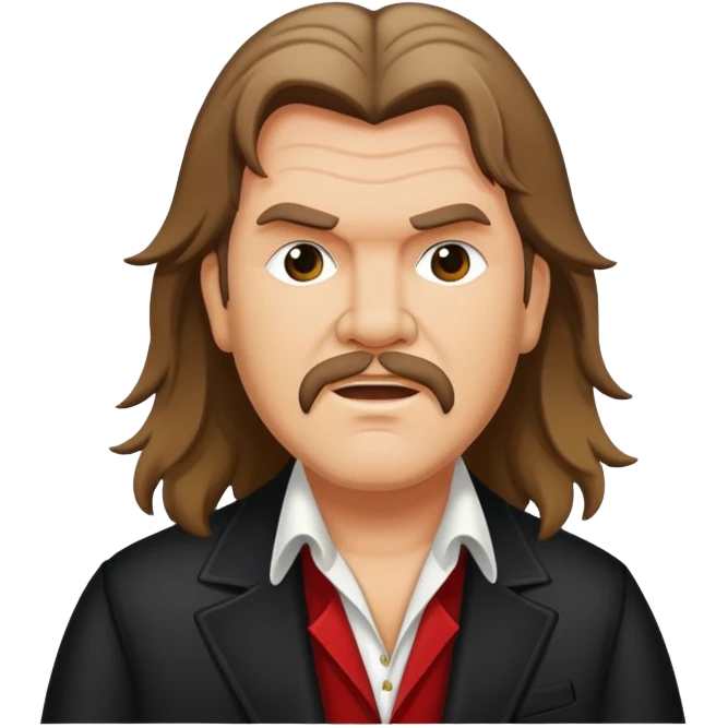meatloaf singer long hair emoji