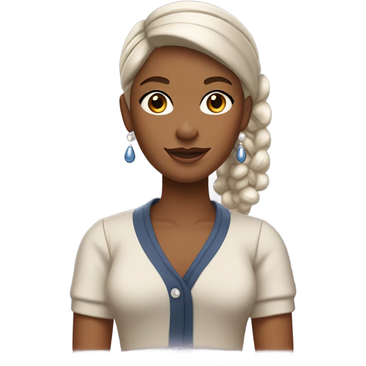 Preppy girl emoji