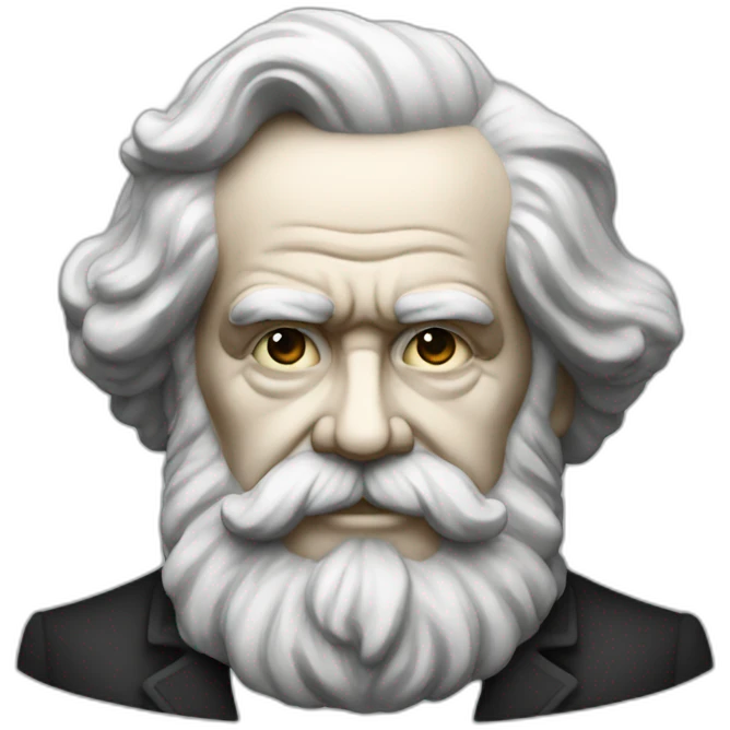 Karl Marx curling emoji