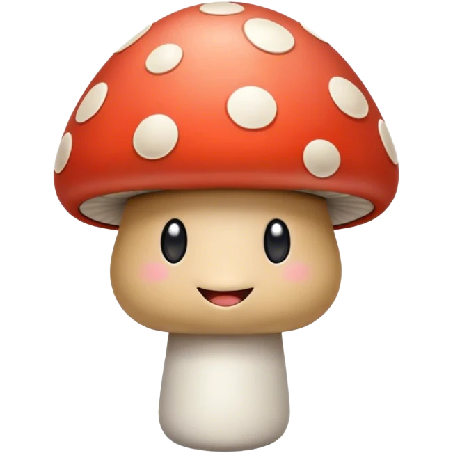 Mushroom giving a thumbs up emoji