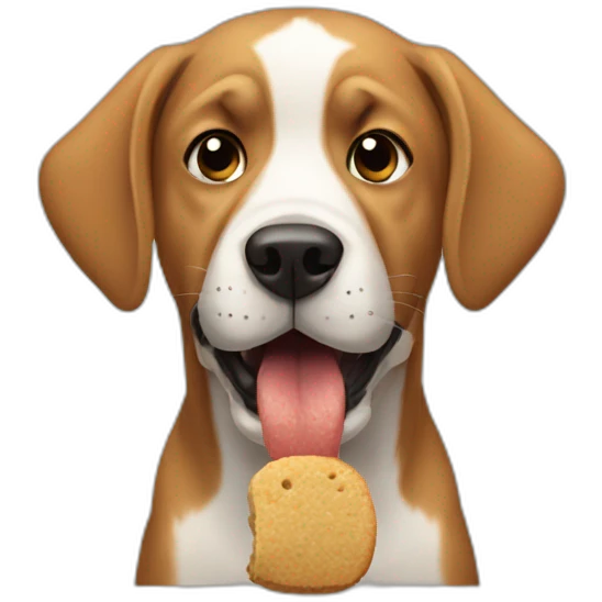dog eating crap emoji