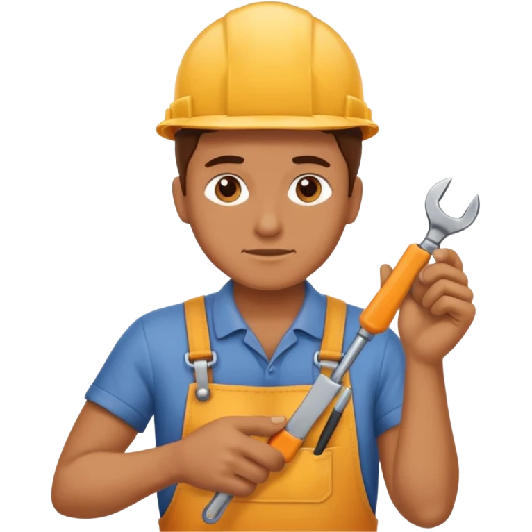 person Repairing a tool emoji