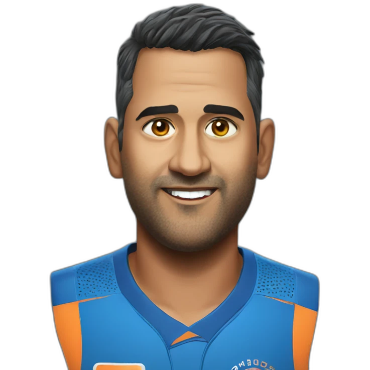 dhoni emoji