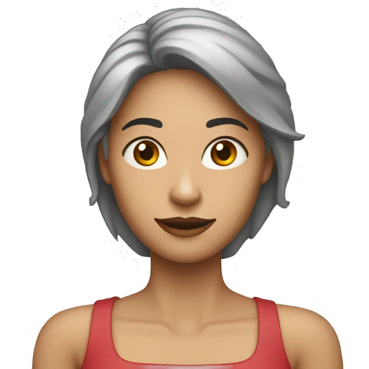 Mulher com hipertensão arterial  emoji