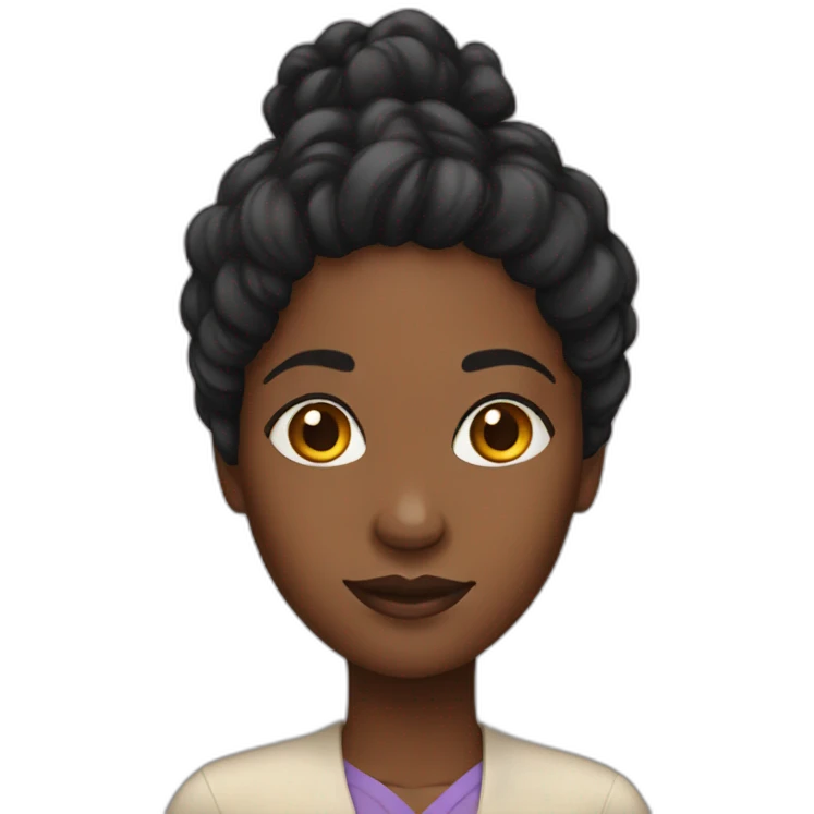 Black woman emoji