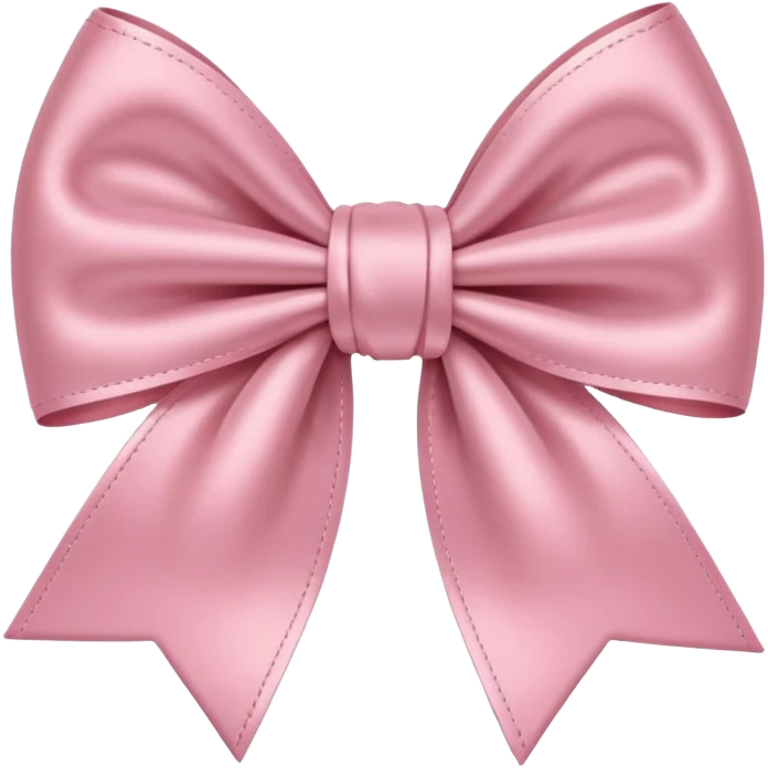 Light pink bow emoji