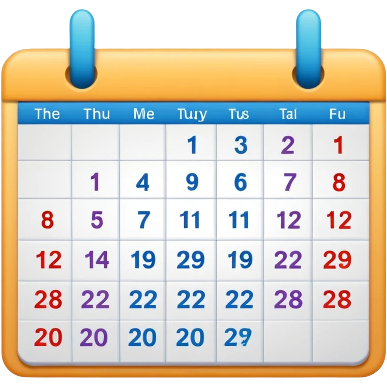 calendar emoji