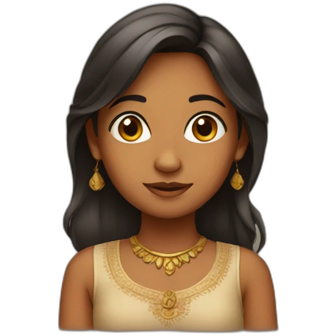 indian-girl emoji
