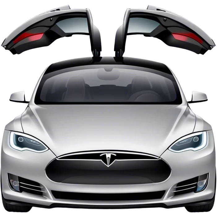 Tesla Model S - Tesla (Model Year: 2022) (Iconic colour: Silver) emoji