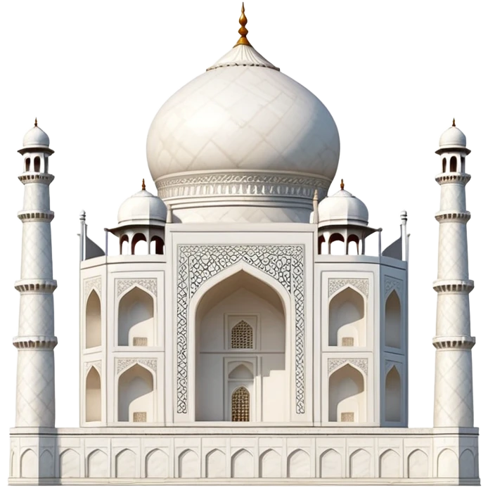 Taj Mahal landmark emoji