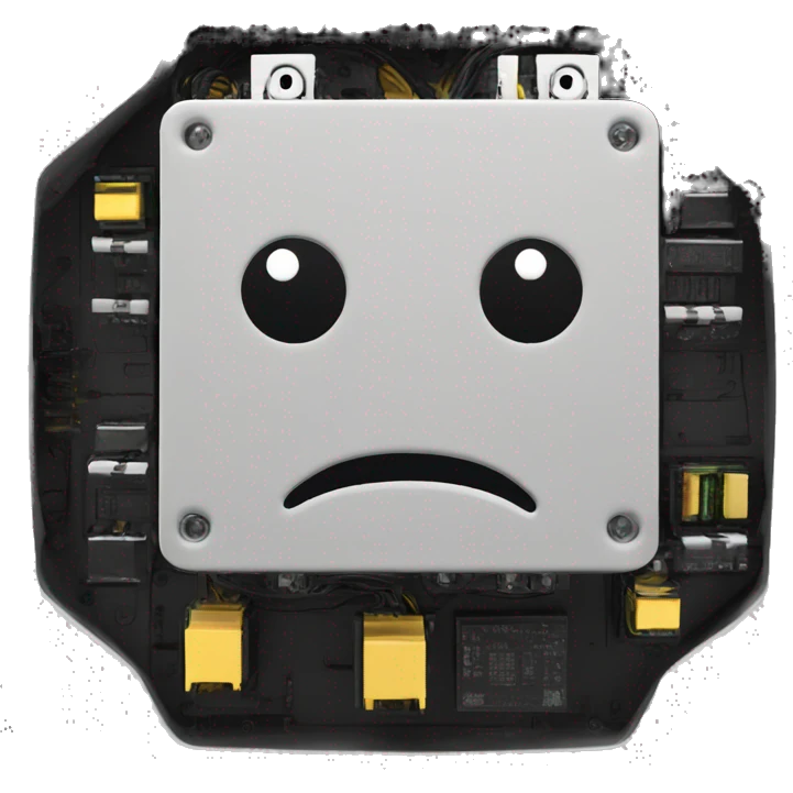 Black modular computer power supply emoji