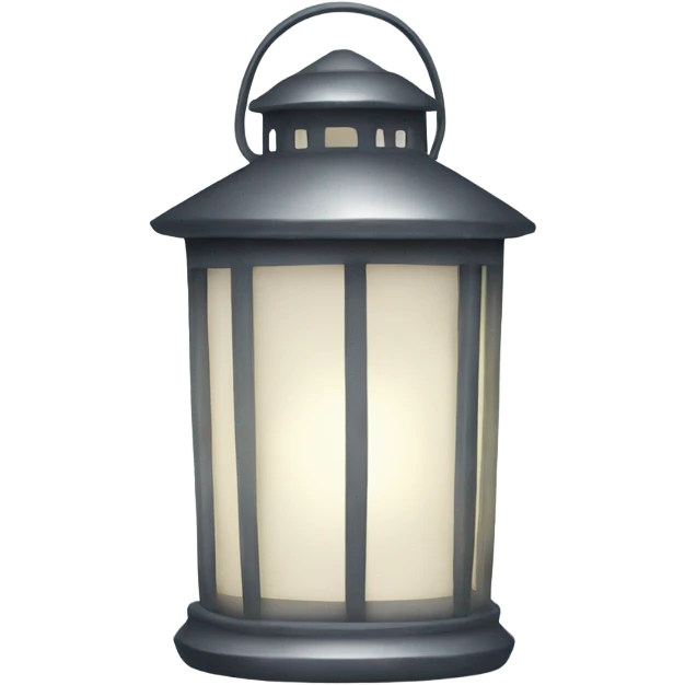 White Christmas lantern  emoji