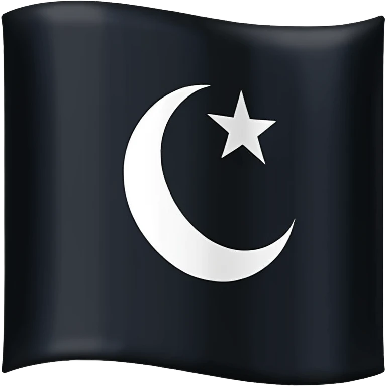 Islamic State flag with لا إله إلا الله written on it emoji