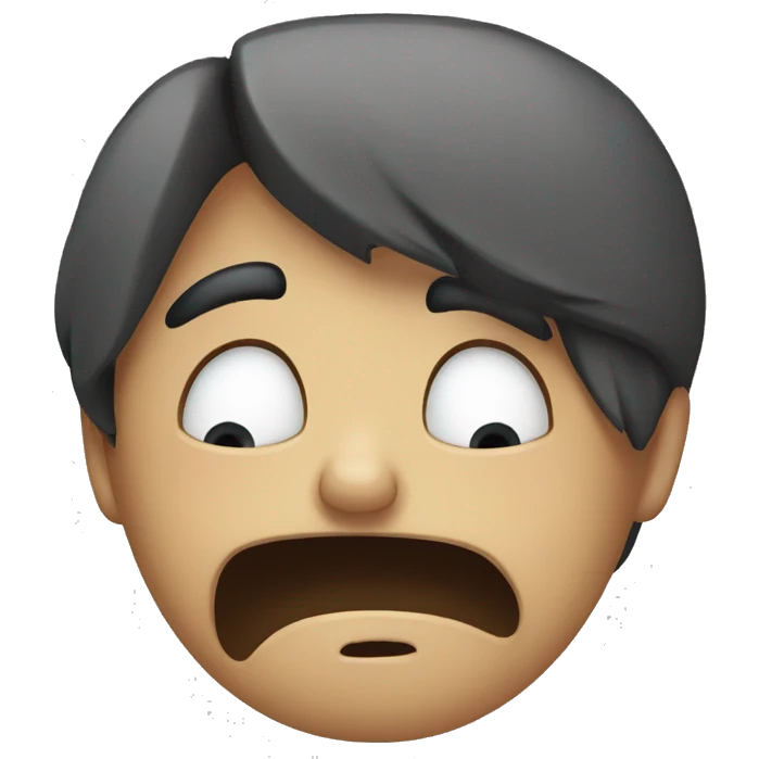 Anguish emoji