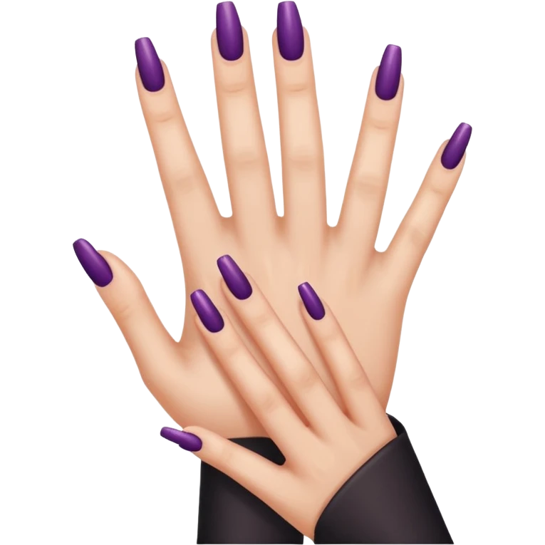 elegant female hand emoji