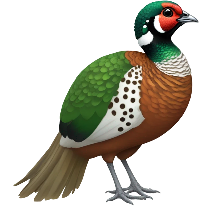 Ring-necked pheasant emoji