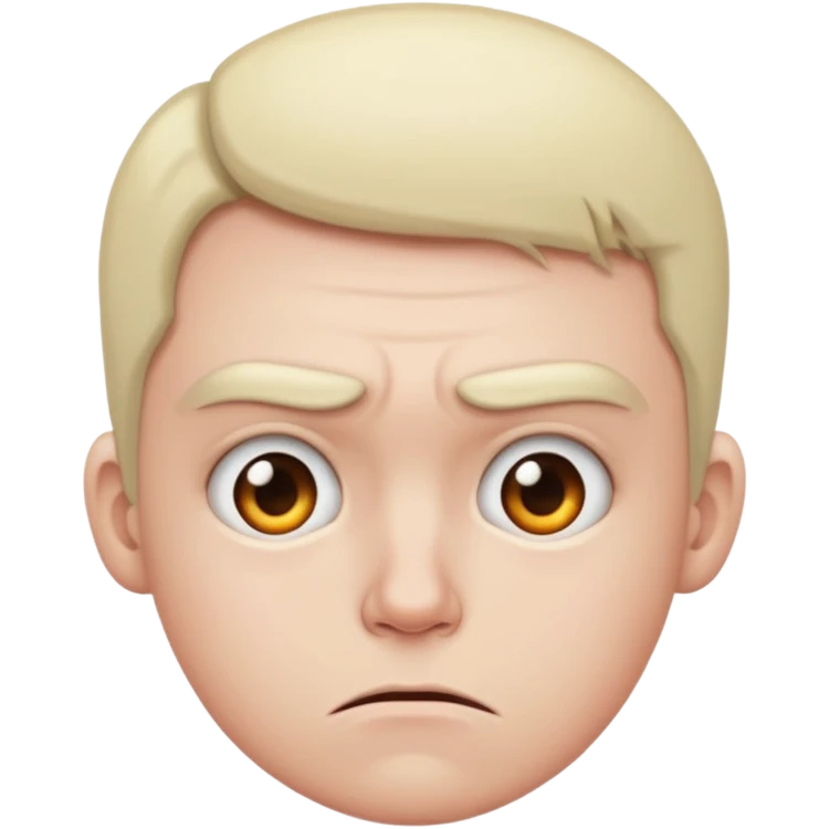 offended selfish face emoji
