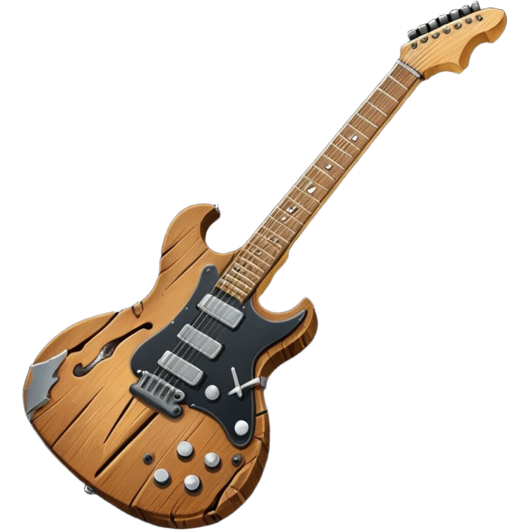 broken electric giutar emoji