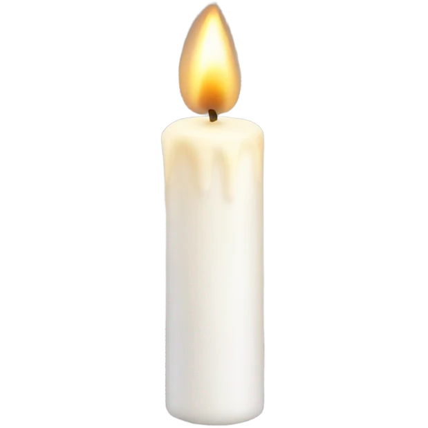 White candle  emoji