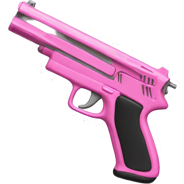 Pink gun emoji