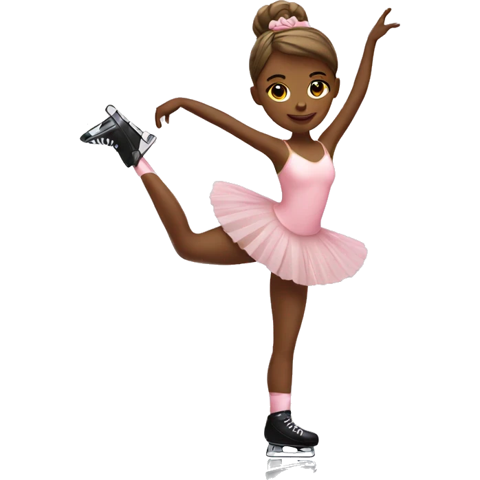 Hockey player ballerina emoji