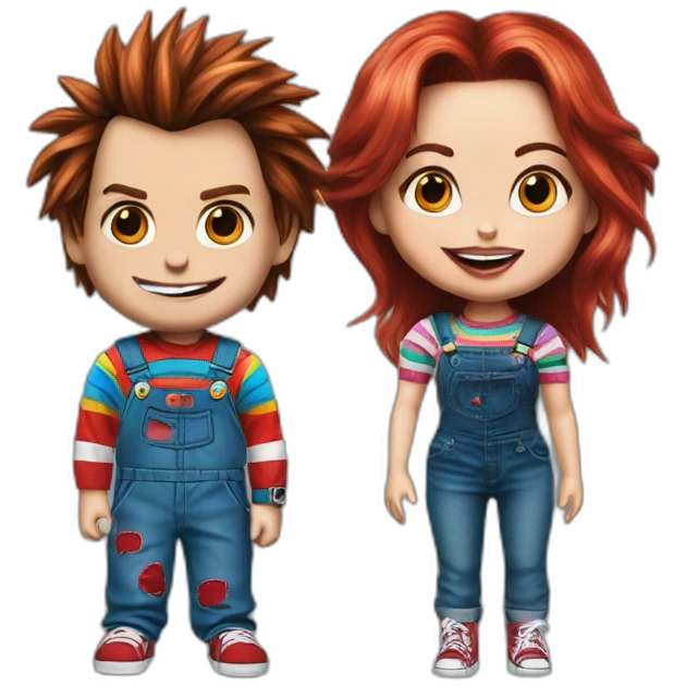 Chucky et tiffany emoji