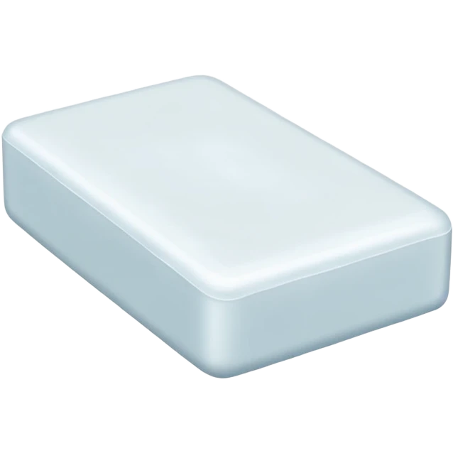 white soap bar emoji