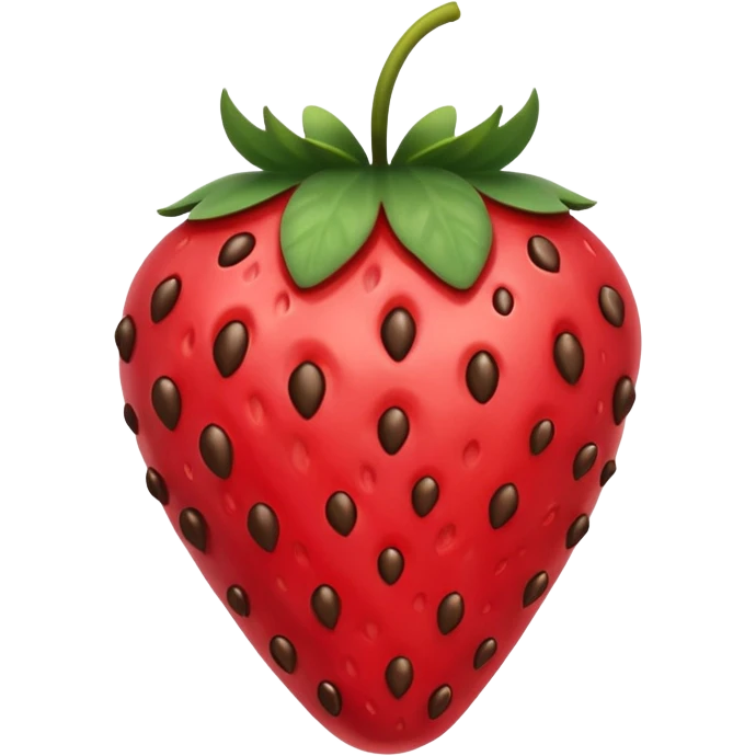 Chocolate covered strawberry  emoji