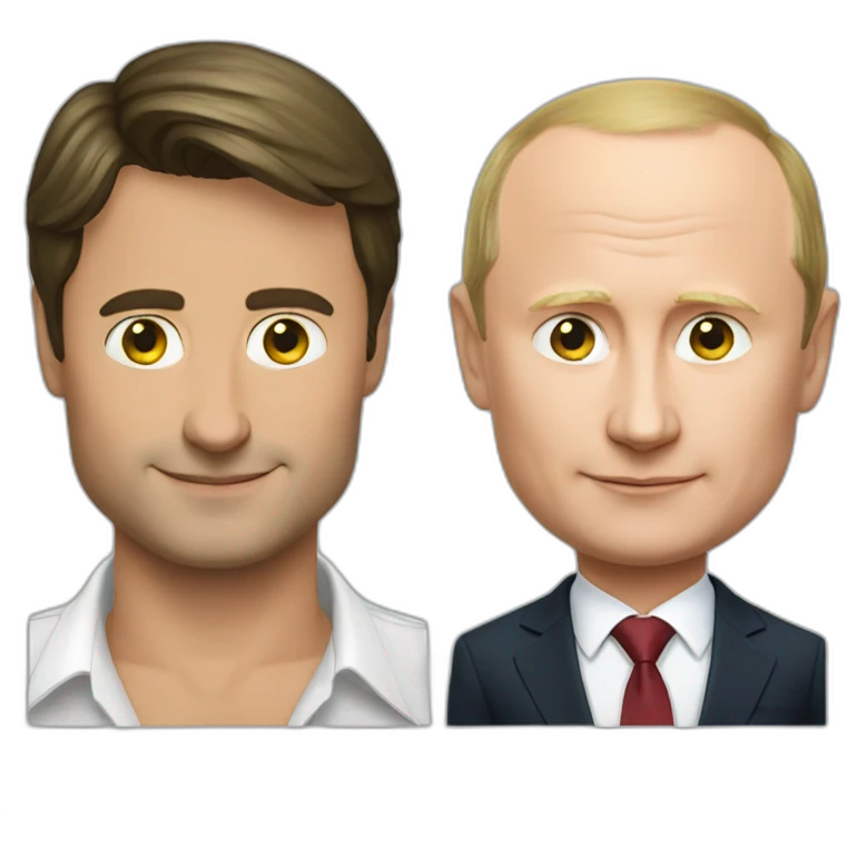 putin with zelenskiy emoji