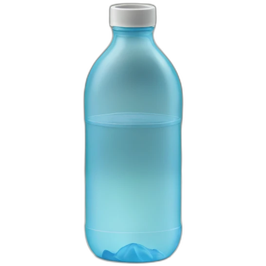 Plastic bottle emoji