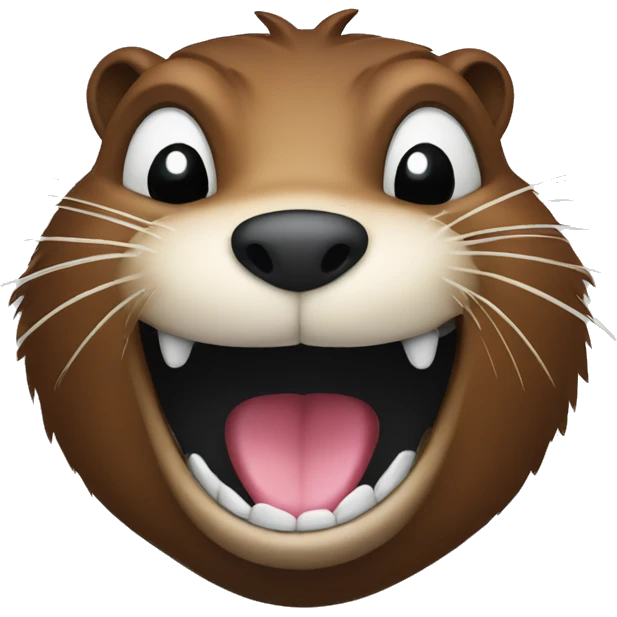beaver with big teeth emoji