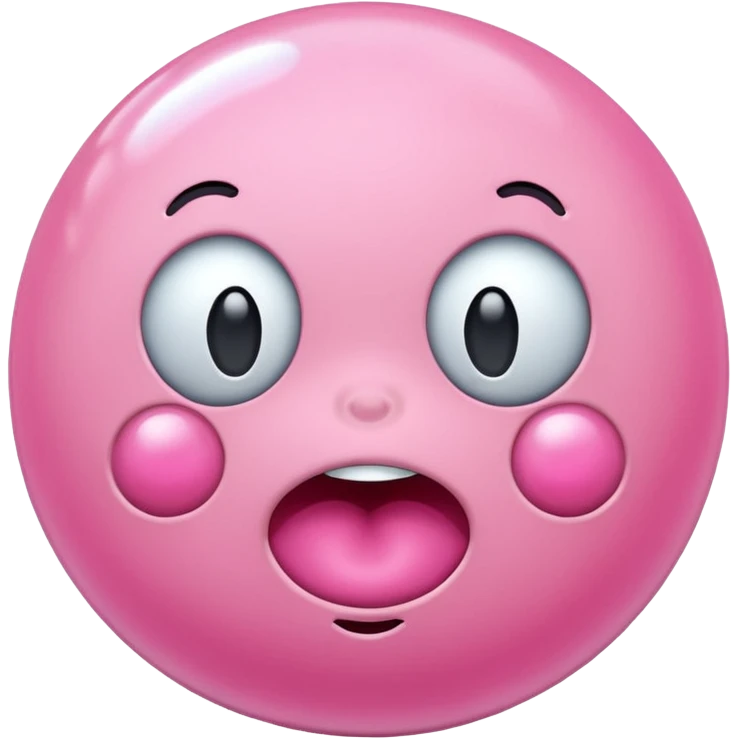 Bubble gum emoji