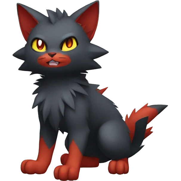 Torracat-Zoroark-Litten full body emoji