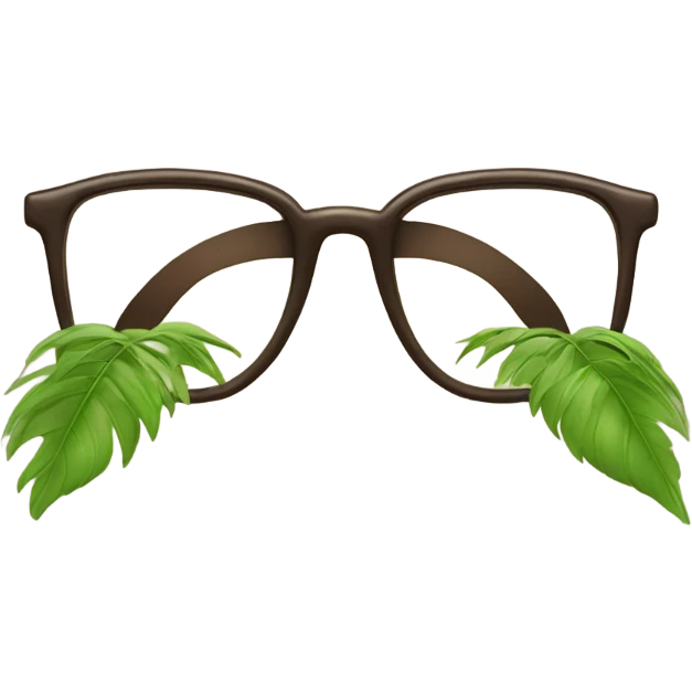Glasses and mustache emoji