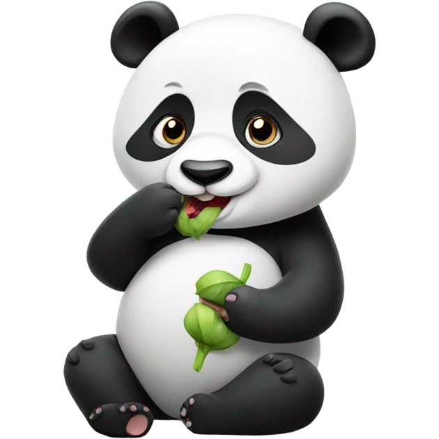 Panda eating a panda  emoji