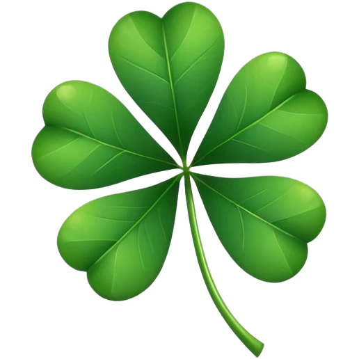 6 leaf clover emoji