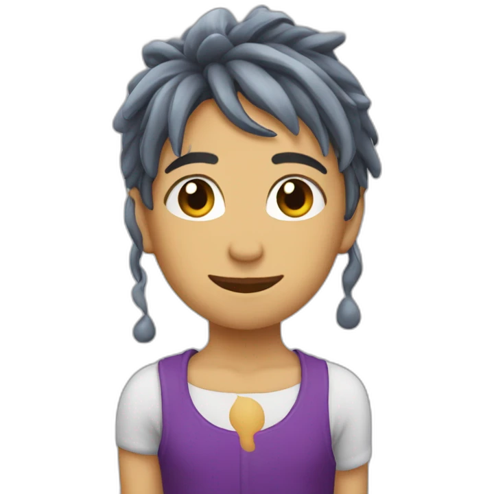 berenjena y gotas emoji